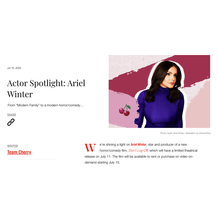 Actor Spotlight: Ariel Winter